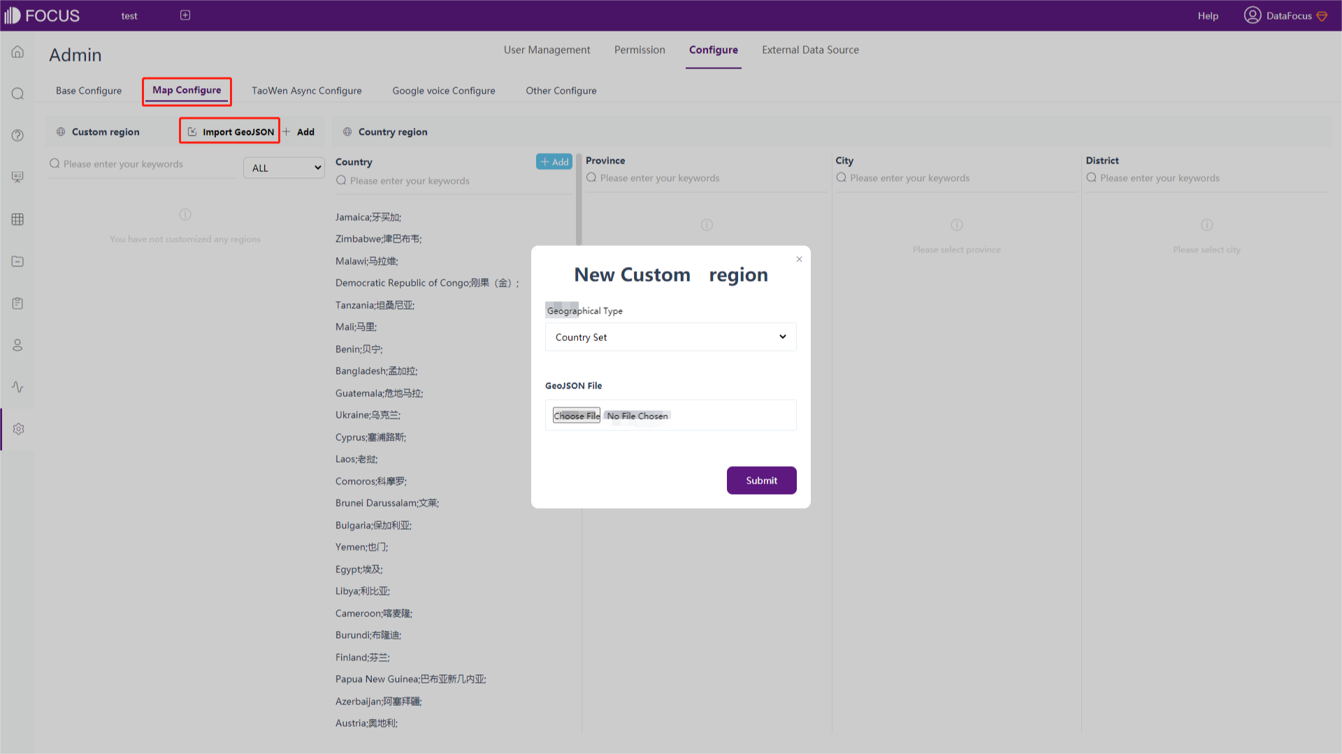 Figure 10-3-3 Import GeoJSON